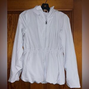 Lululemon women’s cinch waist full zip anorak hooded jacket
